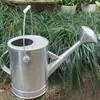 Regadera de Acero Inoxidable para Uso Doméstico con Pico Largo para Rociar, Regar Flores, Regar Verduras y Herramientas de Jardinería