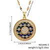 Nuevo Collar de Sol Colgante de Circonita de Goteo de Aceite Colorido Retro Elegante Versátil Nicho Collar para Clavícula
