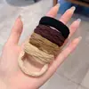 Gomas para el Cabello de Colores Caramelo Alta Elasticidad Venta al por Mayor Bandas de Goma Gruesas Duraderas Versátiles para Coletas Altas que No se Caen Versión Engrosada