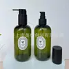 Botella redonda Boston oscura serie Sengreen 250ml tónico esencia rocío puro spray fragancia desinfección médico