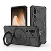 Funda Protectora Giratoria 360 Grados con Anillo para Samsung M56 J-20 Funda Magnética Anti-Caídas para Teléfono Móvil Samsung M56