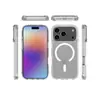 Funda magnética de alta gama para teléfono para Apple 18 Pro Max, iPhone 17, transparente y resistente a caídas para los modelos 16/15/14/13