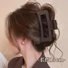 Pinza para el Pelo de Flor para Cabello Grueso en la Parte Trasera de la Cabeza, Pinza para el Pelo de Lazo Linda y Sencilla, Tamaño Grande para Mujeres, Popular Pinza de Tiburón de Acrílico