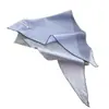 Bufanda de Seda a Rayas Azules Estilo Coreano para Mujer 2026 Nuevo Modelo Bufanda para el Cuello Bufanda Triangular de Gama Alta Lazo para el Cabello Protección Solar Pañuelo para la Cabeza