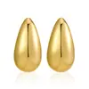 Pendientes de Gota de Agua Estilo Nuevo Transfronterizo Europeo y Americano Pendientes Simples Elegantes Pendientes Creativos Versátiles Accesorios de Estilo Callejero Pendientes de Gama Alta