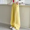 Jeans para Niñas 2026 Otoño Nuevo Estilo para Niños Medianos y Mayores Pantalones Banana de Moda Elegantes Pantalones Rectos Sueltos de Pierna Ancha para Niños