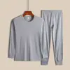 Roupas de outono masculinas calças compridas masculinas vermelho vivo ano de nascimento roupa íntima térmica fina para jovens e meia-idade capa de lã
