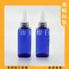 Botella exprimible de 120 ml con tapa de punta, botella cuadrada de plástico, botella de medicina para pesca, botella cuadrada con boquilla de punta, botella de plástico con tapa de punta, botella de aceite esencial