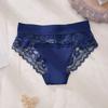 Nueva ropa interior de encaje para mujer sexy encantadora malla estampada transpirable cómoda calzones de cintura alta para mujer venta al por mayor transfronteriza