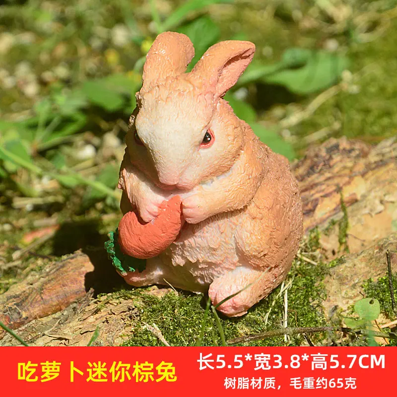 吃萝卜棕兔