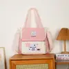 Bolso bandolera ligero de gran capacidad, nuevo diseño de dibujos animados con temática de bosque, fresco, dulce y lindo, adecuado para clases de tutoría, bolso de mano para mujer, mochila casual