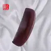 Peine de Sándalo Rojo Hogareño Madera Maciza Mango Largo Peine de Madera Dientes Densos Peine de Luna Peine Tallado en Sándalo Regalo Conmemorativo