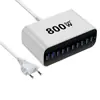 Cargador de Venta Caliente Transfronterizo 800W Tipo-C Nitruro de Galio Carga Rápida 200W Adecuado para Enchufes de Teléfonos Móviles y Portátiles