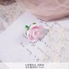 Cabeza de Flor Capullo de Rosa Pequeña Arreglo Floral DIY Guía de Camino Decoración de Rosa de Simulación Ramillete de Boda Decoración de Sitio Flores Falsas