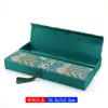 Caja de Regalo Caja Vacía Cuadrada Rectangular Antigua China Joyería Collar Bolsita Abanico Caja de Embalaje
