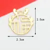 Accesorios Populares de Joyería DIY para Año Nuevo: Cabeza de Dragón Paz y Bendición Joyería Hecha a Mano DIY, Accesorios de Joyería DIY Esmaltados Estilo Chino