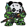 Broche Emblema Desenho Animado Série Panda