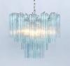 Francés Murano Lujo Ligero Nórdico Vintage Sala de Estar Cristal de Murano Comedor Iluminación Retro Villa Candelabro de Cristal