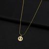 Versión coreana del collar de dólar de diamantes Flash para mujer, diseño de nicho de lujo ligero, cadena de suéter con temperamento, accesorios largos de otoño e invierno al por mayor
