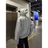 Sudadera de Marca de Moda Estilo Americano con Remaches Metálicos para Hombre, Top Coreano de Manga Corta para Principios de Otoño con Capucha Elegante