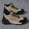 Zapatos de senderismo para hombre de caña alta con suela gruesa para exteriores WXY-R935C