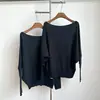 Blusa Que Hace la Tarde Más Cómoda ~ Blusa de Lana Tejida Casual para la Tarde Es Holgada, Cómoda, Holgada y con Aspecto Adelgazante