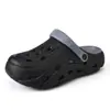 Nuevos Zuecos de Color Sólido con Suela Gruesa para Hombre del Gran Fabricante de Fujian, Sandalias de Playa, Medias Zapatillas Cerradas Antideslizantes para Hombre, Verano al Aire Libre