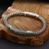Design Artesanal da Tendência Nacional Personalizado, Pulseira de Corda de Cânhamo Tecida à Mão com Zircônias Incrustadas, Elegante e Simples, Estilo Vintage, Venda Direta do Fabricante