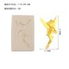 Flip Sugar Tool Angel Collection Cake Mold Aromaterapia Gesso Flip Sugar Silicone Mold DIY Chocolate Baking Mold