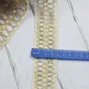 Tira de encaje de algodón y lino con borde de cuerda hueca cinta decoración de bordes para textiles del hogar cortina sofá ropa accesorios venta al por mayor de fábrica