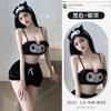 Pijama de perro Yugui, linda chica japonesa suave, lencería sexy, traje de pasión caliente, generación de cabello 2456