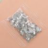 Explosiones taladro de uñas diy plata forma plana diamante mini arte de uñas amor gotas de agua cuadrado largo arte de uñas joyería