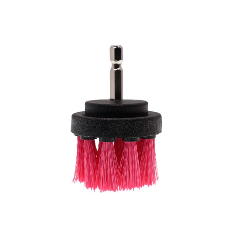 粉色电钻刷 8件套白12