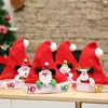 2018 Gorro de dibujos animados con aplique navideño gorro infantil gorro navideño infantil gorro joya gorro decorativo gorro navideño para padres e hijos