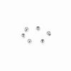 Color Oro 18K Conserva el Color Redondo Perla Brillante Hueco Sólido Espaciador Perlas Accesorios para Joyería DIY Perlas de Transferencia Perlas Sueltas Productos Joyería