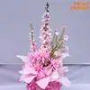 Accesorios de boda arreglo floral de suelo flor phalaenopsis decoración de salón de bodas arreglo floral arte floral decorativo arreglo floral de pasillo