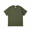 Algodão Jiangfu Xinjiang 400g Algodão de Fibra Longa Pesado Branco Puro Algodão Puro Camiseta de Manga Curta Verão Gola Redonda Camisa Base Solta