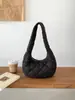 Casaco acolchoado de algodão para outono e inverno, bolsa em formato de nuvem, feito sob medida. Nova bolsa de ombro moderna em formato de almofada para mulheres, com design de alta qualidade e retrô, perfeita como bolsa de axila