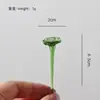 Flores de Vidro em Miniatura, Flores Artificiais Feitas à Mão de Vidro Zibo, Decorações de Buquê para o Dia das Mães, Enfeites para Mesa de Escritório