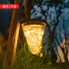 Luces solares para exteriores transfronterizas luces de estrella control remoto luces colgantes para árboles patio camping luces de ambiente decorativas luces LED para paisajes