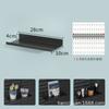Estante de Almacenamiento de Tablero Perforado sin Perforaciones Organizador de Pared para Cocina Estante de Pared Metálico para Baño Almacenamiento Montado en la Pared