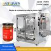 Máquina de enchimento de molho de pimenta de alho, potes de molho de pimenta de carne bovina engarrafada, latas personalizadas, linha de enchimento de pasta