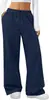 Comercio Exterior Verano Mujer Multicolor Color Sólido Jogging Pantalones Largos Versátil de Moda Deportivos Cordón Exterior Casual Pantalones Largos