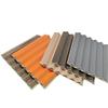 Tablero de Rejilla Triangular de Seis Cuadrículas de PVC Tablero Muralla China Decoración de Pared de Fondo Techo de Madera Ecológica Techo Cóncavo y Convexo sin Costuras