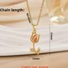 Colar de Aço Titânio Venda Quente Transfronteiriça Amazon Pingente de Flor de Tulipa Feminino Nicho Luz Luxo High-end Versátil Clavícula