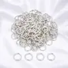 Acessórios de Argola Aberta para Chaveiro King Artesanal DIY Pingente para Corrente de Celular Conector de Chaveiro de Miçangas Perler Retenção de Cor Dourada 18K Argola Aberta