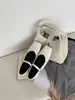 Zapatos Mary Jane de hocico de cerdo 2026 nuevos zapatos de ballet vintage de punta cuadrada estilo francés hebilla poco profunda zapatos de mujer con plataforma interior