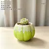 Vaso de flores carnudo Cerâmica Jardinagem Cerâmica Mini Novo Grés Criativo Vintage Casa Novo Pote de Porcelana Pote