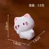Lindo Gatito Barista Lindos Granos Juguetes de Comida en Miniatura Figuras de Resina Adornos DIY Paisaje de Micro Paisaje Pequeños Adornos