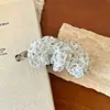 Presilha banana plissada de chifon, presilha vertical, presilha de garra de verão de alta qualidade, presilha para rabo de cavalo na nuca, presilha de cabelo elegante e delicada